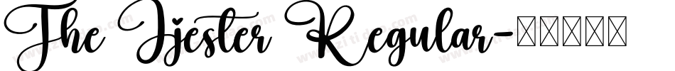 The Jjester Regular字体转换